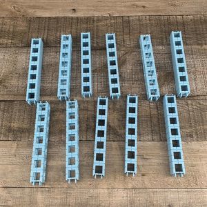 Rokenbok Lot Straight Blue Build Pieces